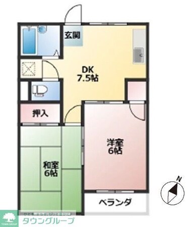 フローレンス富士見の物件間取画像